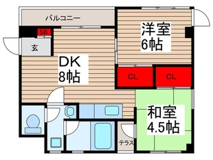 堀冬木ビルの物件間取画像